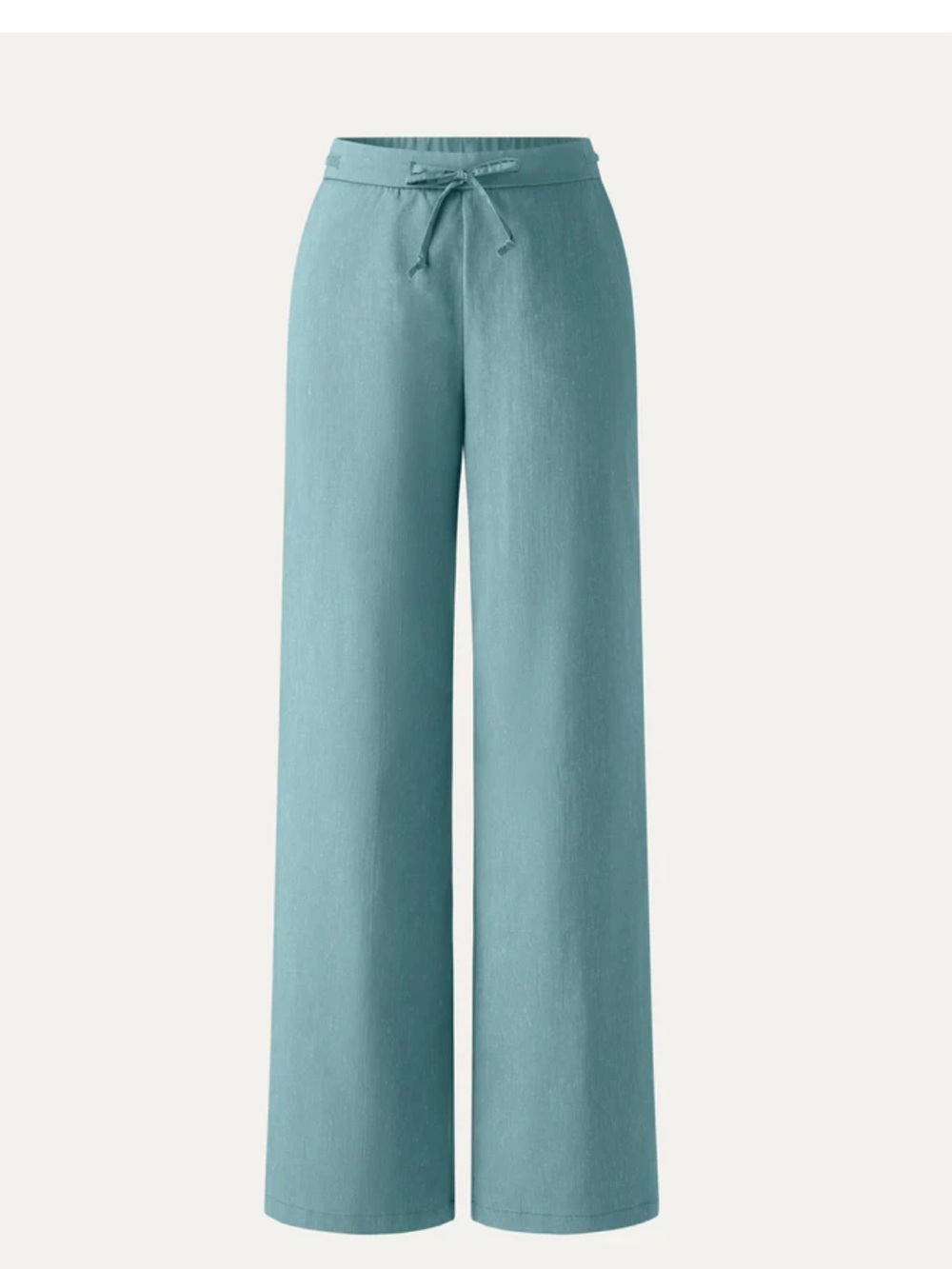 Linen OGL move Drawstring Wide Leg Pant - Light Teal NWT